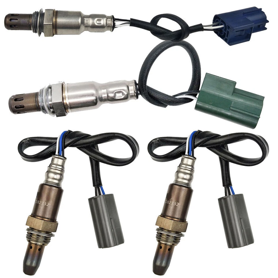 Set of 4 Oxygen Sensors For 2011 2012 Nissan Xterra 4.0L Suzuki Equator 4.0L V6 Foto 2 de 4