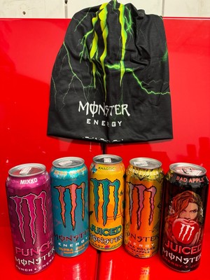 1 x Monster Mütze + 5 x Monster Dose Inkl.Pfand