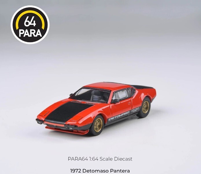Detomaso PanteraGTS4ミニカー 赤 ケース付き Detomaso PanteraGTS4ミニカー 赤 ケース付き Detomaso