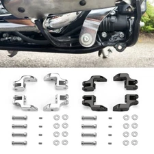 Driver Floorboard Relocation Brackets For Harley Heritage Softail FL Fat Boy Lo