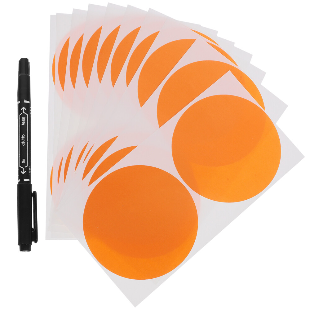 1500 Braune Kraftaufkleber Rund - Leere Etiketten Mit Permanentkleber Für Organisation & Basteln