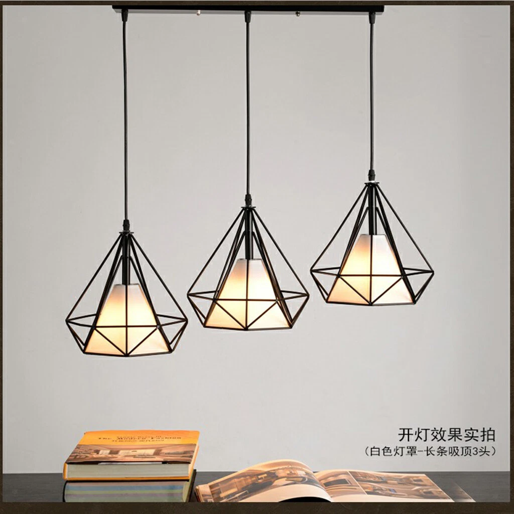 Geometric Diamond Ceiling Pendant Light