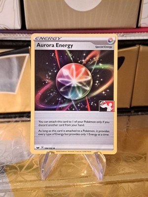 Aurora Energy Prize Pack Series 1 Promo Pokemon Card NM/LP Play Stamp