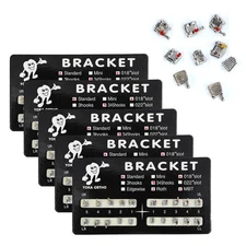 5-50Kits Dental Orthodontic Mental Bracket Brace Standard MBT Slot 018 345Hooks