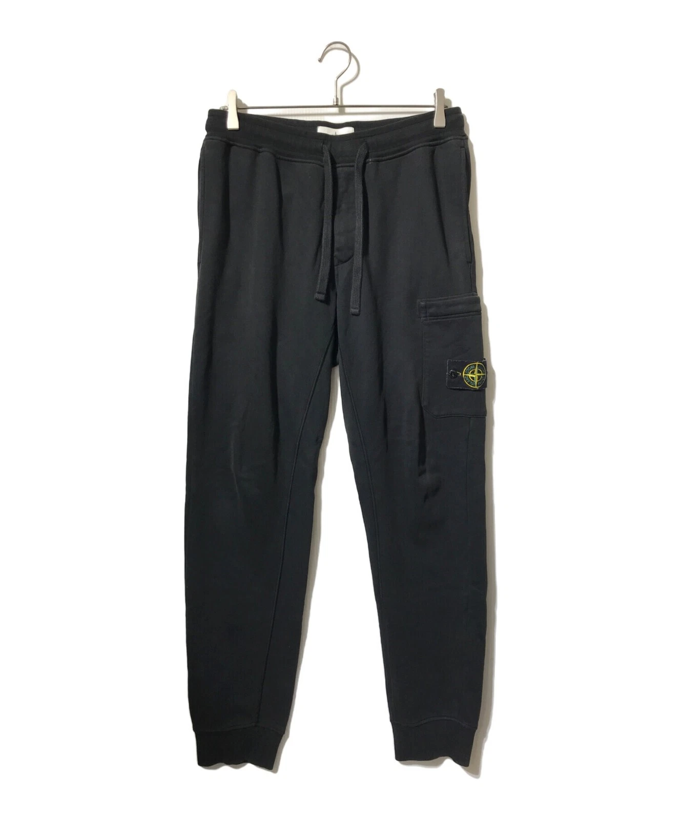 STONE ISLAND / Sweat Jogger Pants / Sweatpants Black Size: M