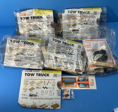 #ad Pack Of 5 Home Depot Kids Workshop Tow Truck New $34.99