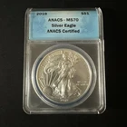 2019 American Silver Eagle ANACS MS70 Coin