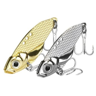 OriGlam 2pcs Metal VIB Hard Fishing Lure Jigs, Bass Crankbait Small 