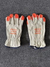 Watch Your Hands Work Gloves for Men Heavy Duty Leather Gloves