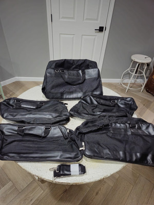 Harley Davidson Touring Bags Soft Black New With One Small Rip