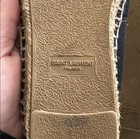 Authentic Saint Laurent Monogramme Embroidered Canvas Espadrilles 40 Nero Black — photo 8