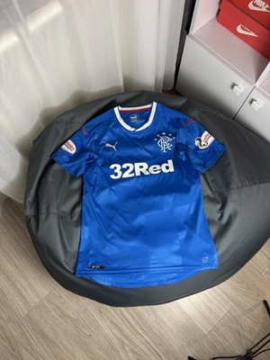 GLASGOW RANGERS FOOTBALL SHIRT 2016 2018 ORIGINAL JERSEY PUMA SIZE M
