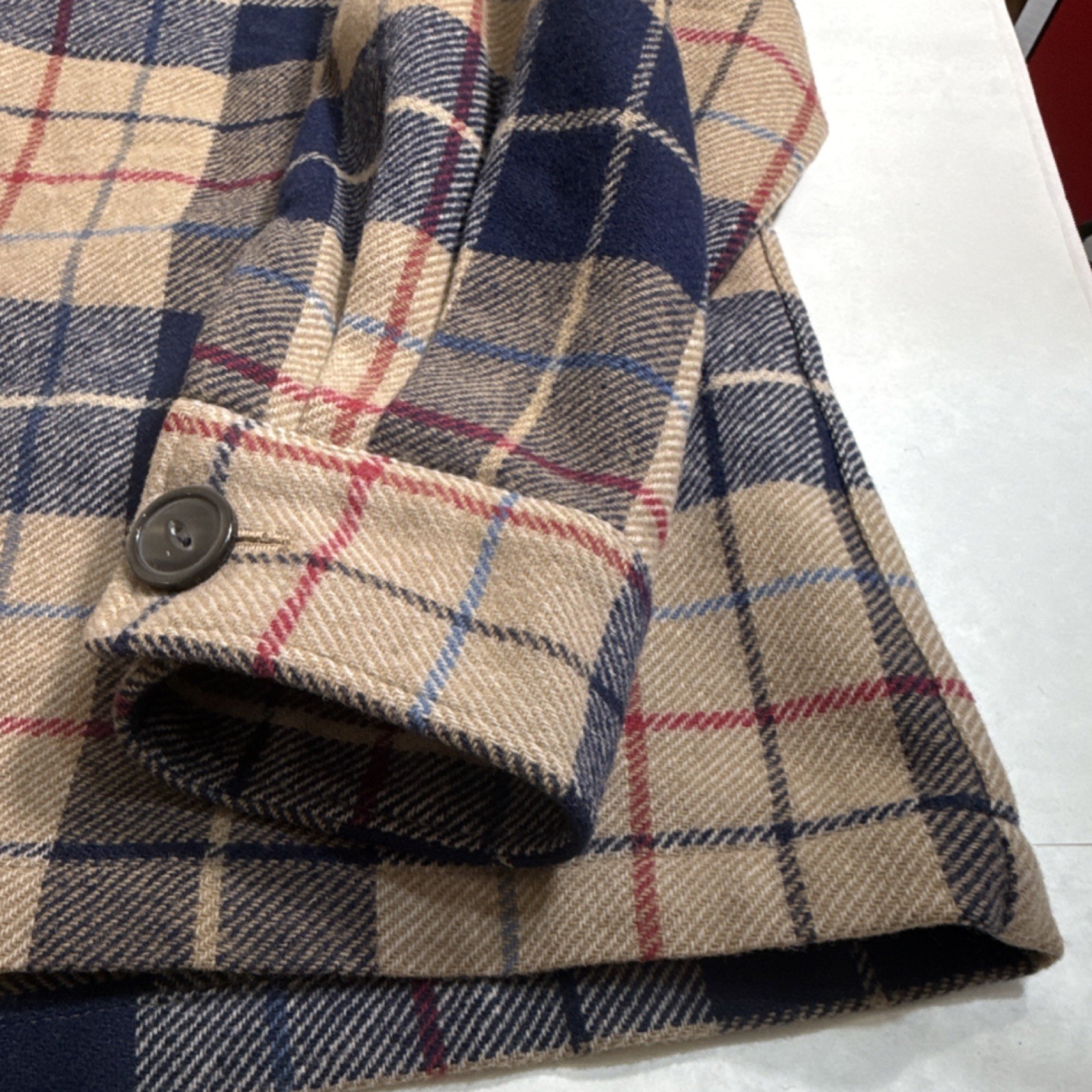 Vintage Pendleton Plaid Button Heavyweight Long S… - image 12