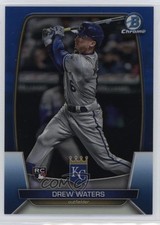 2023 Bowman Chrome Blue Refractor /150 Drew Waters #14 1cx3