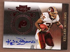 2010 Panini Plates and Patches #159 Keiland Williams RC /249 Auto  FB