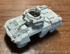 3D printed 1/72 WW II US "M8  American M16  Tank kit model
