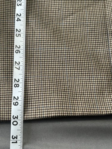 LAUREN Ralph Lauren Single Breasted Blazer Mens 44R Houndstooth Tan Multi Wool - Picture 7 of 13