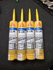 Lot of 4 Sika SikaFlex 15 LM Low Modulus Construction Sealant Dark Brown 10.1