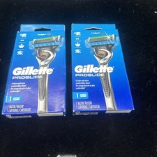 Lot Of 2 Gillette Proglide - 1 Razor & 1 Cartridge