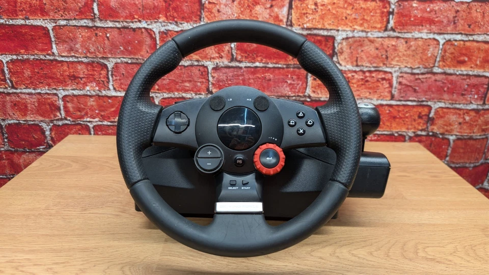 Logitech Driving Force GT Racing Wheel E-X5C19 PlayStation PC Used Gaming - Image 2 of 4