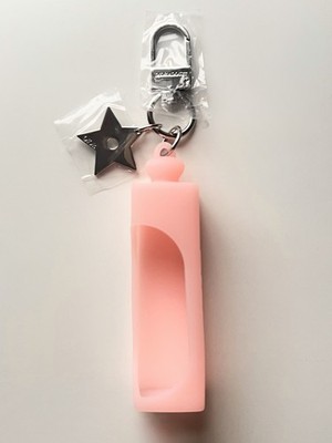 Dior Addict Lip Glow Oil Holder Keychain Keyfob Charm + Lip
