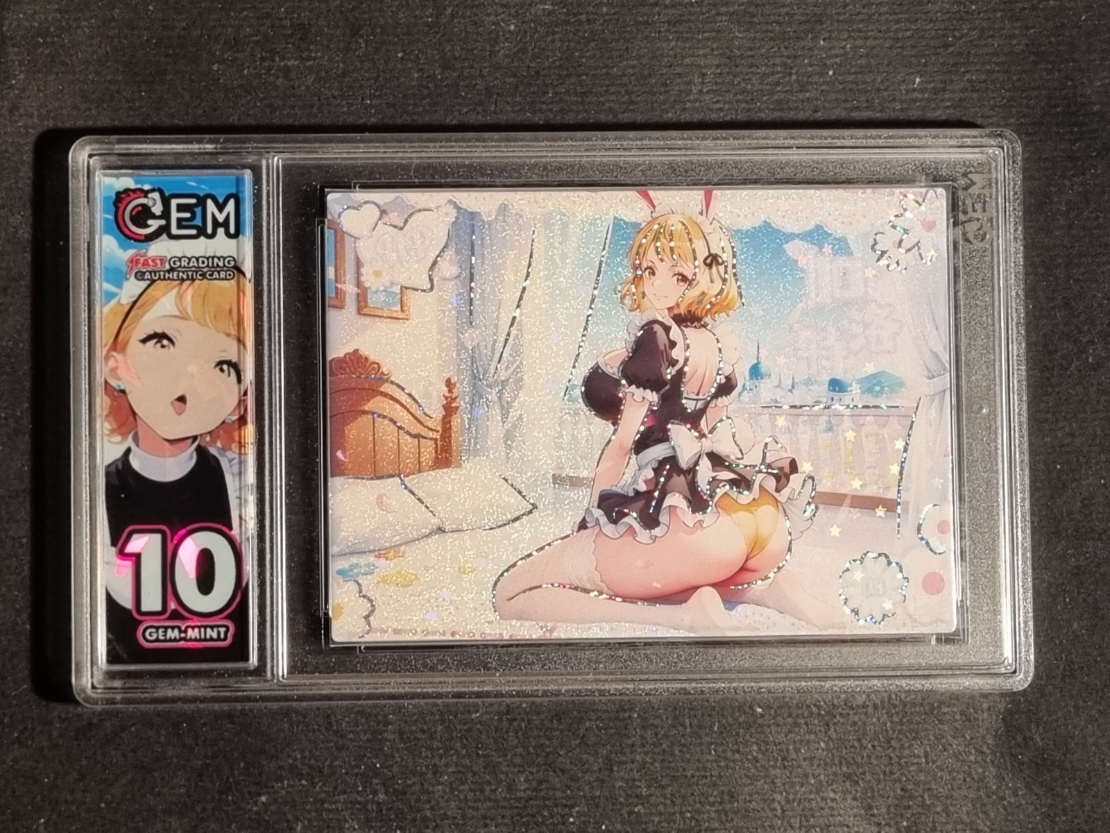 STUSSY - ONE PIECE - SEXY GIRL - WAIFU - GRADED CARD 10 - NO PSA BGS - HOLO