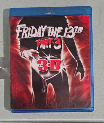FRIDAY THE 13TH PART 3 3-D   BLU RAY  with 2 sealed pairs glasses