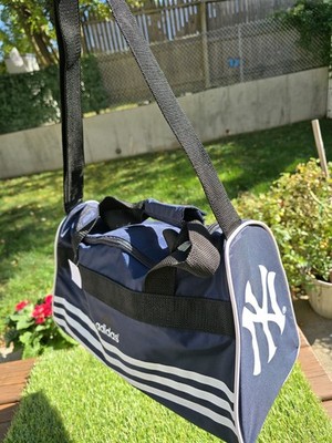 New York Yankees Vintage Dead Stock Adidas Duffel Bag - 16x7x9 W/ Shoulder Strap
