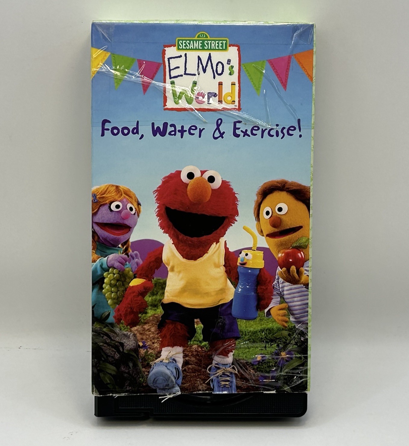 Elmo’s World Food Water & Exercise Sesame Street VHS 2005 Video Tape HTF Rare!