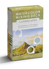 Watercolor Mixing Deck: Landscapes: Quick Reference Color Palettes to Use at Hom