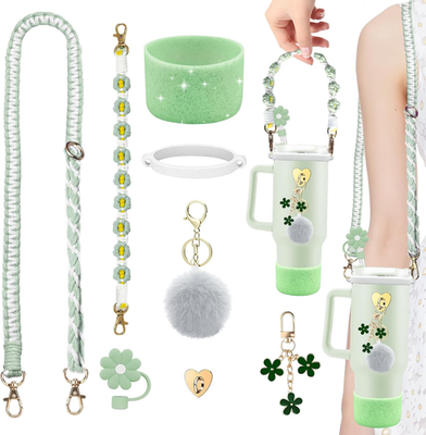 #ad Stanley Cup Accessories Set Including Adjustable Water Bottle Shoulder amp; Handle $15.85