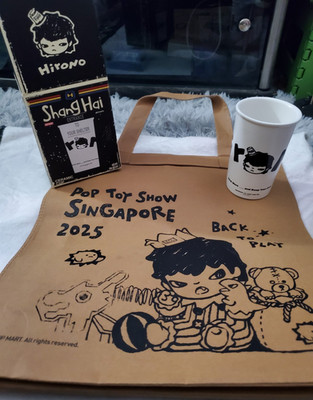  Hirono Limited Thick Shopping Bag  Singapore ShangHai Pop  Show & Ceramic Cup 