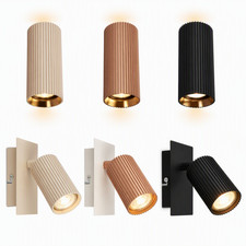 Wall Light GU10 Spotlight Up Down or Single Lamp Various Colours Hallway