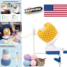 One Hand Operated Yarn Winder 4 to 7 Ounce Capacity for Crocheters and Knitters