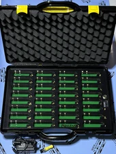 MYLAPS / AMB / TRANX260 CAR/BIKE 32x TRANSPONDER CHARGER BRIEFCASE COMBO