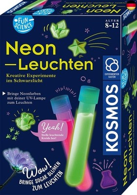 KOSMOS 654191 Fun Science - Neon-Leuchten, Kreative Experimente im