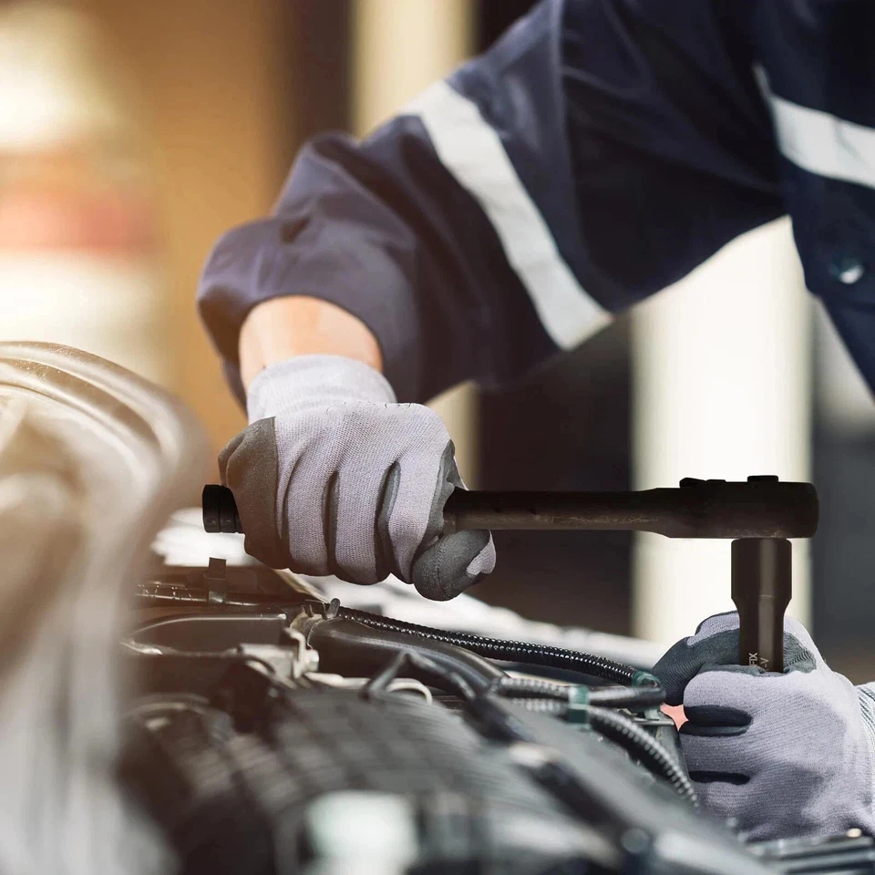 3/8 In. 50 Piece 6 Point Impact Socket Ratchet Drive and Metric Set - Image 2 of 4