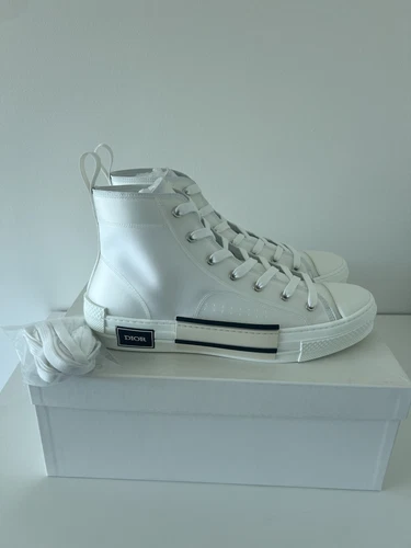 Dior B23 Taille Haute 43 EU Uniforme Us 10 Blanc