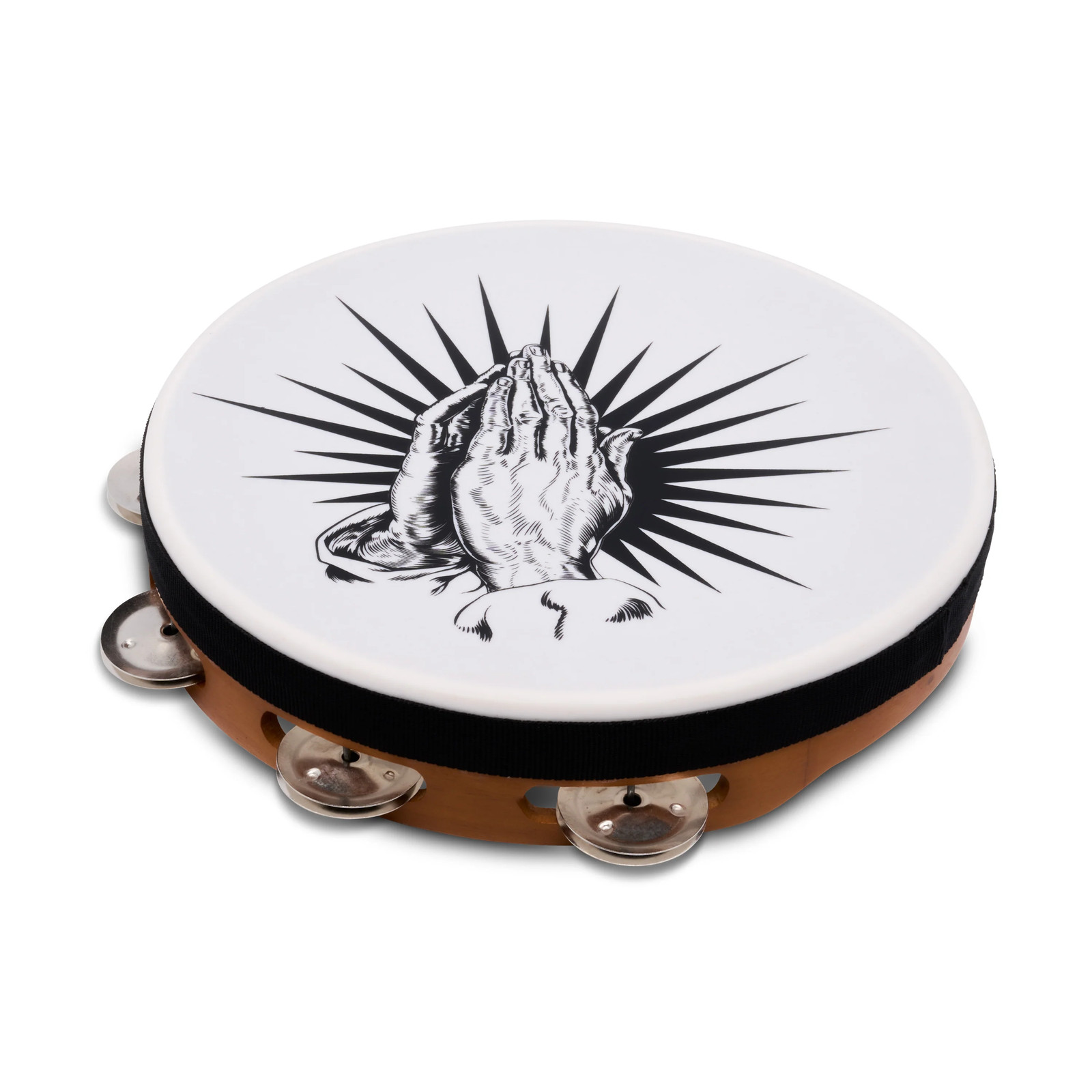 Latin Percussion LP3161PH-NAT Praying Hands Tambourine 10 Natural 7190₽