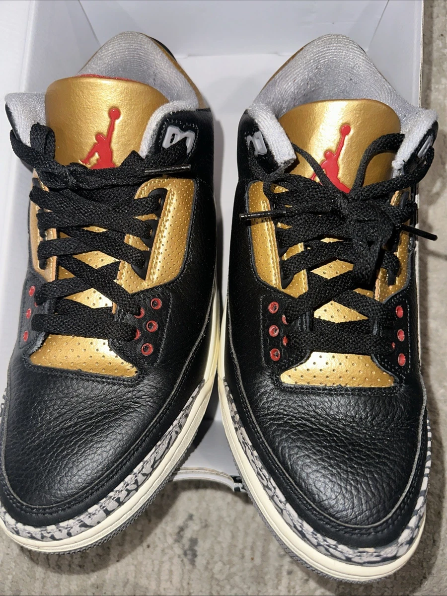 Las mejores ofertas en Jordan 3 Retro Mid Black Gold W | eBay