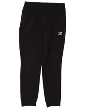 Adidas Mens Tracksuit Trousers Joggers Medium Black Cotton BE06