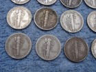 20 SILVER MERCURY DIMES WITH DATES lot tu7 — photo 9