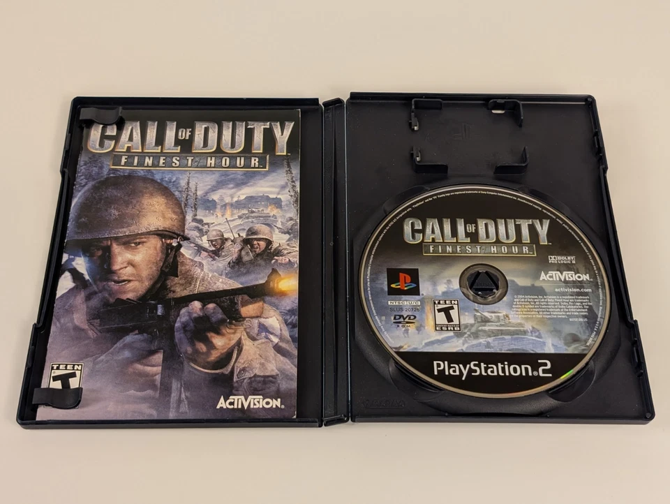 Call of Duty: Finest Hour (PlayStation 2) PS2➡️CIB  - Tested - Near Mint 📀! - Image 3 of 4