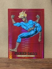 2024 Marvel Masterpieces '92 Platinum #88 Speedball Red Prism /492 💎