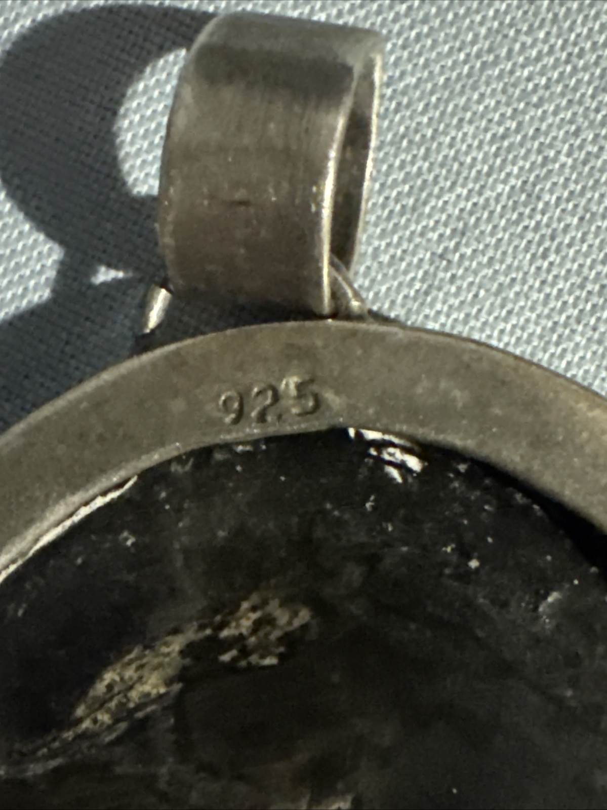 Round And Rectangular Sterling Silver Pendants Wi… - image 10