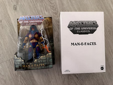New 2011 MOTUC Masters of the Universe Classics Man E Faces sealed w shipper USA
