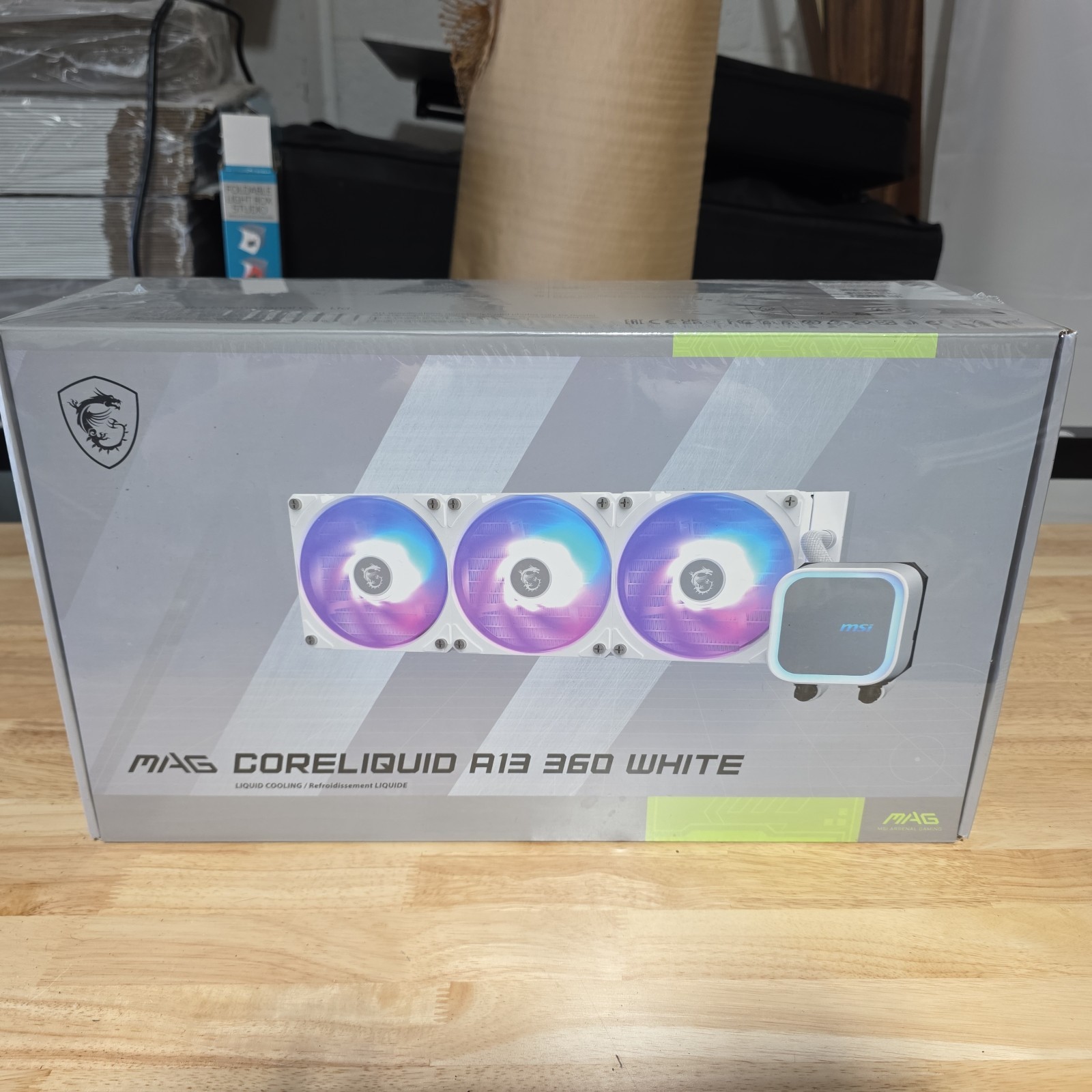 MSI MAG Coreliquid A13 360 mm ARGB White AIO CPU Liquid Cooler LGA 1700 / A