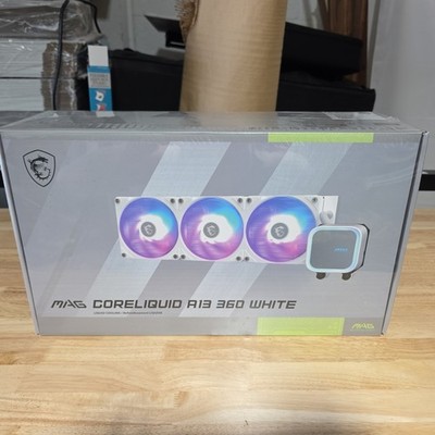 MSI MAG Coreliquid A13 360 mm ARGB White AIO CPU Liquid Cooler LGA 1700 / A