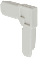 Prime-Line MP7729-50 Coin cadre écran, 5/16 po in. x 3/4 po, blanc