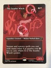 The Scarlet Witch 368 (Borderless) Marvel Super Heroes Regular MTG MSH NM